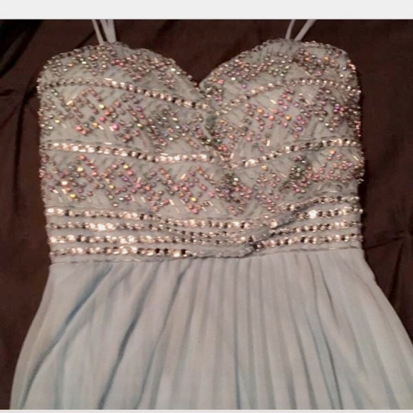 Love Reign light blue long formal prom dress - Picture 3 of 7